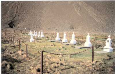 Stromness cemetery once we had finished