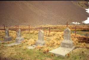 Stromness Cemetery before we started